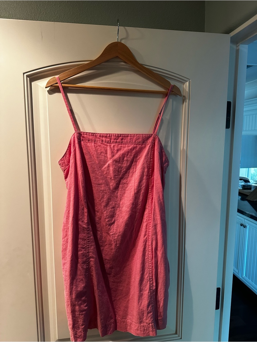 Madewell Pink Cotton Slip Dress